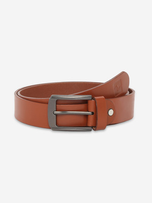 Spykar Men Casual Tan Genuine Leather Belt