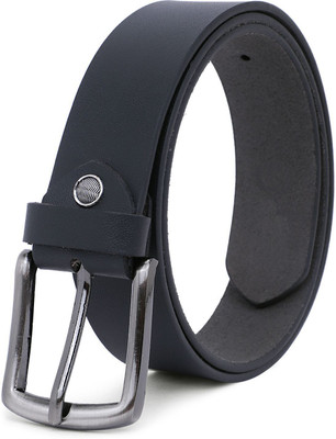 Roadster Men Formal Black Genuine Leather Belt