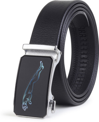 LOOPA Men Formal, Casual, Evening, Party Black Artificial Leather Belt