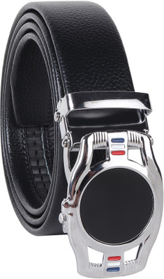 LOOPA Men Casual Black Synthetic Belt