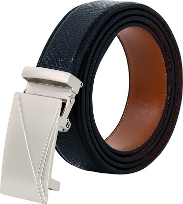 Fly Fashion Men Formal, Casual, Party Black Genuine Leather Reversible Belt