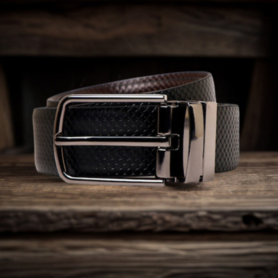 KILLER Men Casual Multicolor Genuine Leather Reversible Belt