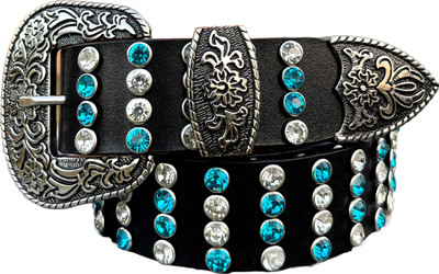 ENTEGRO Men Party, Evening, Casual Black Genuine Leather Belt