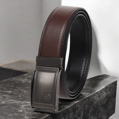 Roadster Men Formal Brown Artificial Leather Reversible Belt