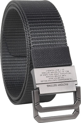 Roadster Men Formal, Casual, Evening, Party Grey Nylon Belt