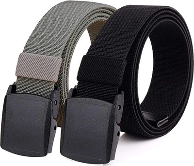 SunShopping Men Casual, Formal Multicolor Nylon Belt