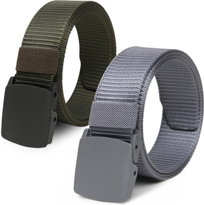 METRONAUT Men Casual, Formal Multicolor Nylon Belt