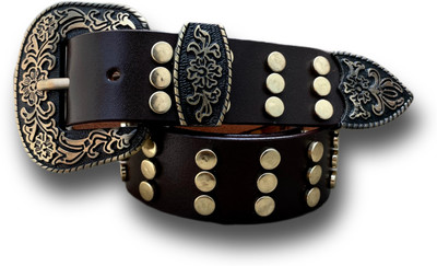 ENTEGRO Men Casual, Evening, Party Brown Genuine Leather Belt