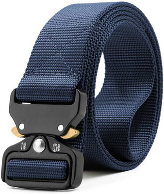 DarknDive Men Casual Blue Nylon Belt