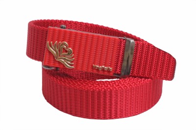 TOUGH Women Casual Red Nylon Belt