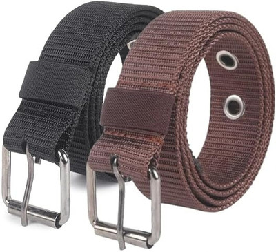 DARKLEATHERIS Men Casual, Evening, Formal Multicolor Nylon Belt