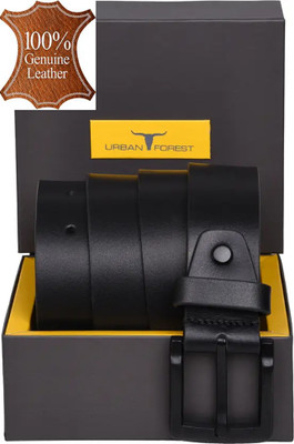 Alton Boys & Girls Casual, Party, Evening, Formal Black Genuine Leather Reversible Belt