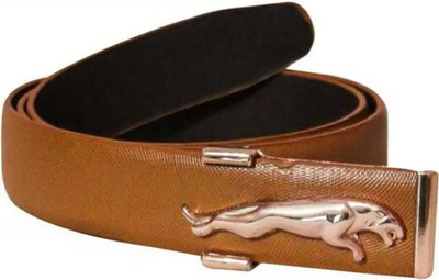 Icongadget Boys Casual, Evening, Formal, Party Tan Artificial Leather Belt