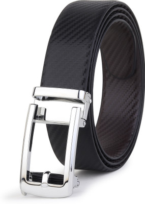 EXOCOETUS Men Formal, Casual, Evening, Party Black, Brown Genuine Leather Reversible Belt