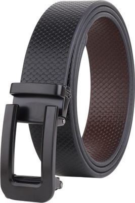 Roadster Men Formal Black Genuine Leather Belt