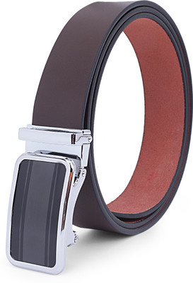 EXOCOETUS Men Formal, Casual, Evening, Party Brown Genuine Leather Belt