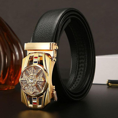 Kastner Men Formal, Casual, Evening, Party Black Artificial Leather Belt