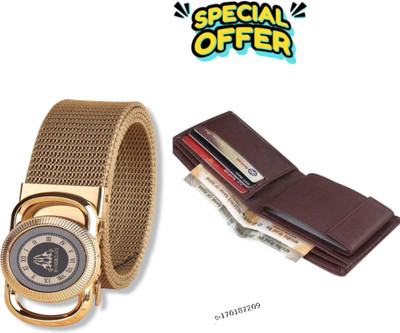 TPM Men Casual, Evening, Formal, Party Multicolor Nylon Belt