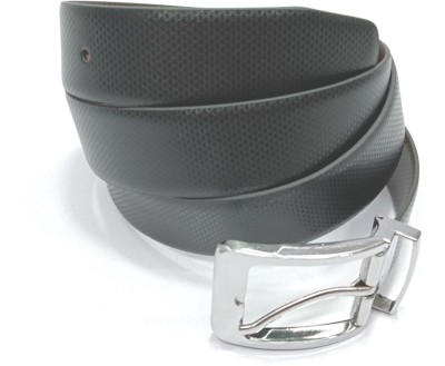 NUKAICHAU Boys Formal Grey Artificial Leather Reversible Belt