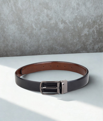 LOUIS PHILIPPE Men Black, Brown Artificial Leather Belt
