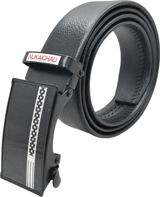 NUKAICHAU Boys Formal, Casual, Evening, Party Black Artificial Leather, Texas Leatherite Belt