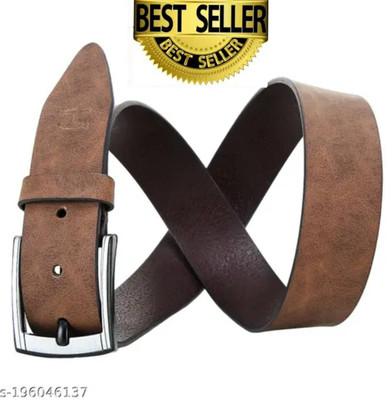 Alton Boys & Girls Casual, Party, Evening, Formal Tan Genuine Leather Reversible Belt