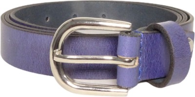 TONY BROWN Women Casual Purple Genuine Leather Belt