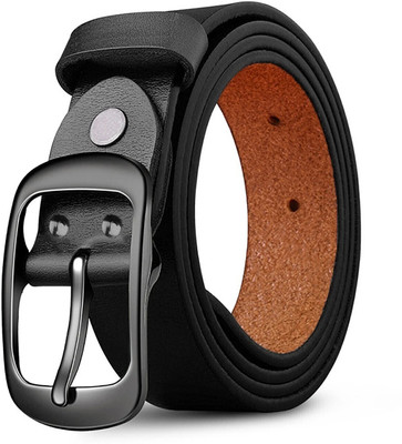 Roadster Men Formal, Casual, Party, Evening Black Genuine Leather Belt