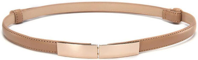 SYGA Women Casual Brown Artificial Leather Belt