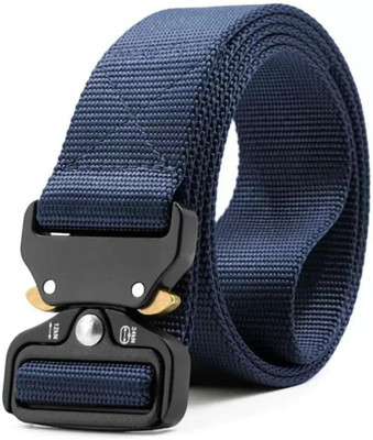 Icongadget Men Casual, Formal, Evening, Party Blue Nylon Belt