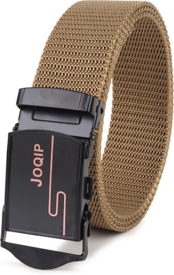 PROVOGUE Men Casual Beige Nylon Belt