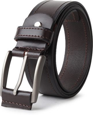 LOOPA Men Formal, Casual, Evening, Party Brown Genuine Leather Belt
