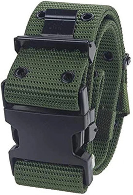 Kumar's Trend Men & Women Formal Green Nylon Belt