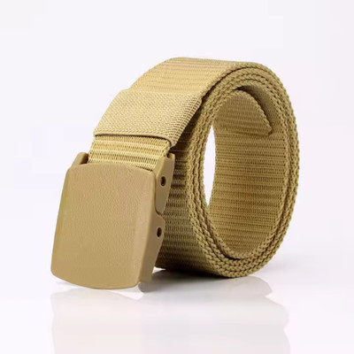 VEMILIO Boys Casual, Evening, Party Beige Nylon Belt