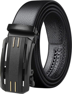 LOOPA Men Casual, Evening, Formal, Party Black Synthetic Belt