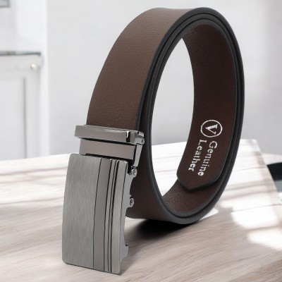 KILLER Men Casual, Evening, Formal, Party Brown Texas Leatherite Belt