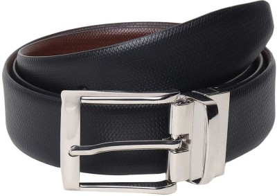 PROVOGUE Men & Women Casual, Evening, Formal, Party Black Artificial Leather Belt