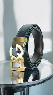 FAZON Men Casual, Evening, Formal, Party Black, Brown Texas Leatherite Reversible Belt