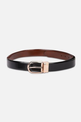 LOUIS PHILIPPE Men Formal Black Genuine Leather Belt