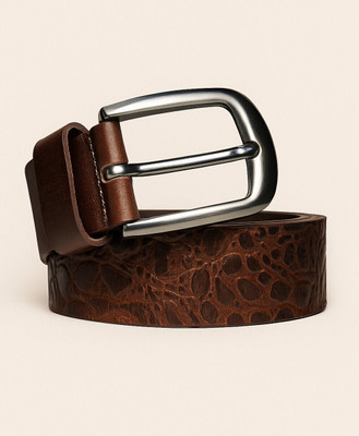Cawnpore Leather Men Casual, Party Brown Genuine Leather Belt