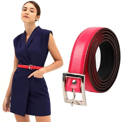 CIMONI Women Casual Pink Artificial Leather Belt