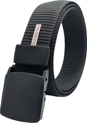 NUKAICHAU Boys Casual, Evening, Party Black Nylon Belt
