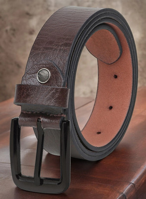 KILLER Men Formal Brown Texas Leatherite Belt