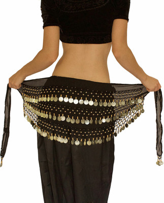 Andere Women Casual Black Fabric, Metal Belt