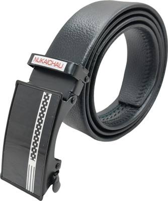 NUKAICHAU Boys Formal, Casual, Evening, Party Black Artificial Leather, Texas Leatherite Belt