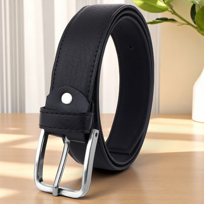 KILLER Men Formal, Casual, Evening, Party Black Texas Leatherite Belt