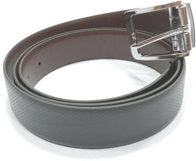 NUKAICHAU Boys Casual Grey Artificial Leather Reversible Belt