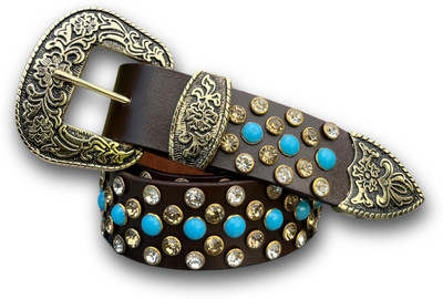 ENTEGRO Men Casual, Evening, Party Brown Genuine Leather Belt