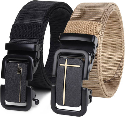 Winsome Deal Men Formal Multicolor Canvas Belt