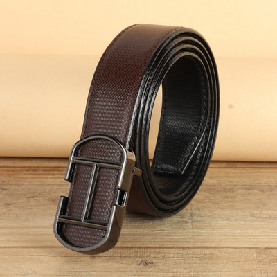 Kastner Men Formal Brown Artificial Leather Belt